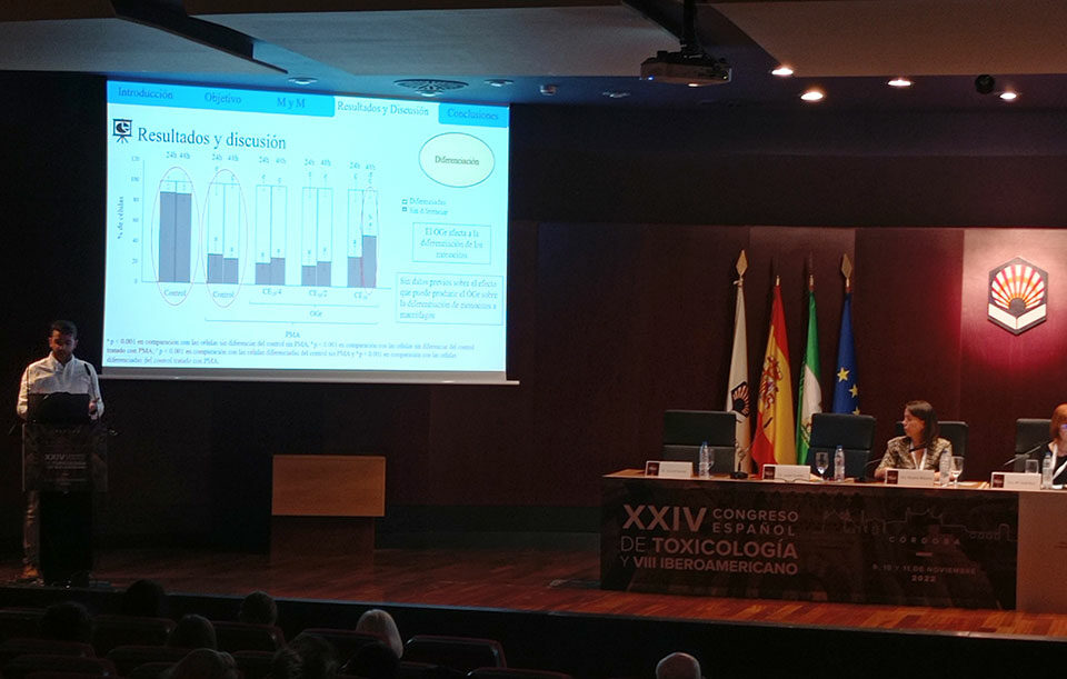 presentación oral en el congreso español de toxicología